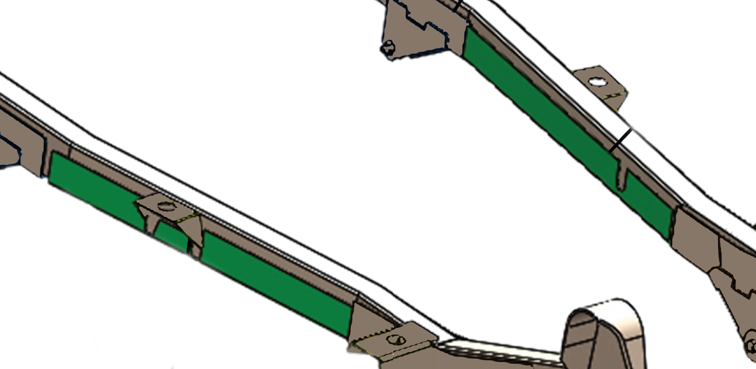 Kentrol Product Ships Raw And Uncoated Replacement Frame Section RB2014L - Repair Skid Plates