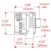 Powermaster 8517943-17.5 Alternator/ Generator - Black