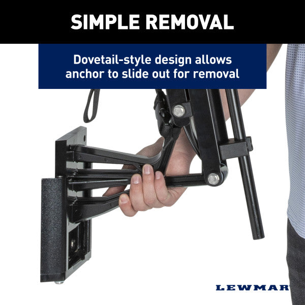 Lewmar 2023043513 Anchor System Mounting Bracket - Black