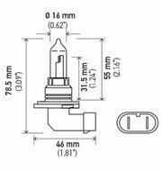 Hella 9005SB Headlight Bulb