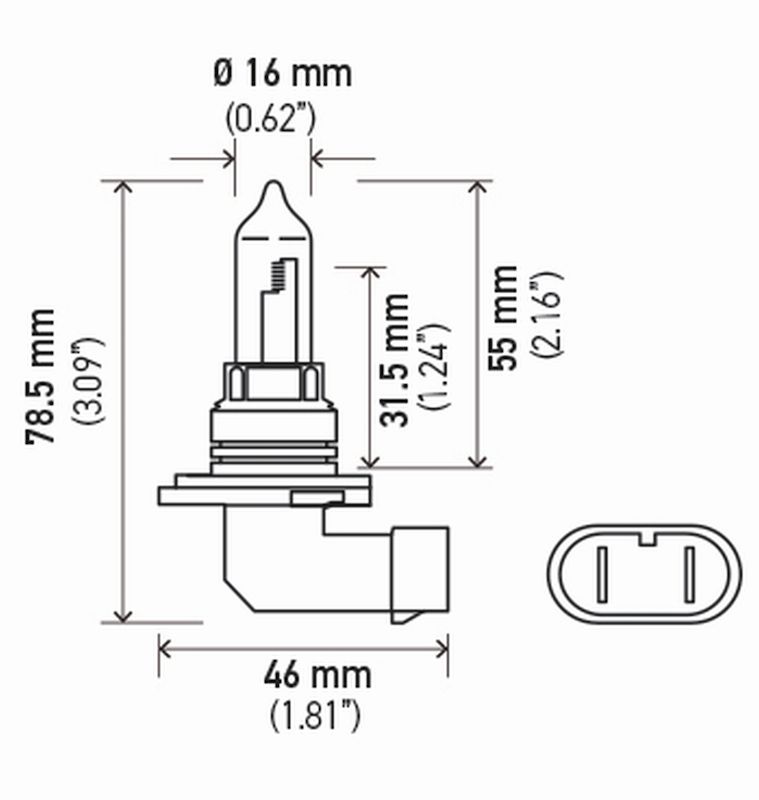Hella 9005SB Headlight Bulb