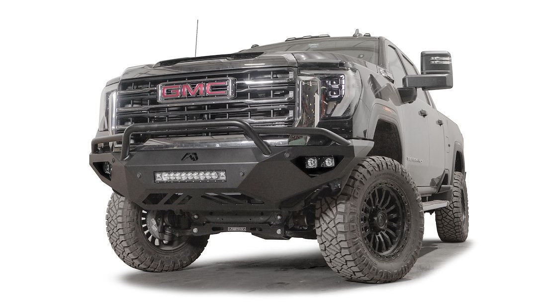 FAB Fours Provides Far Greater Tire Clearance Bumper GM24-V6252-1 - 2024 Gmc HD Vengeance Front