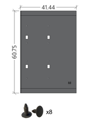 Legend Fleet 755-2614B Sound Deadening - 148 Ext Ceiling Liner Panel