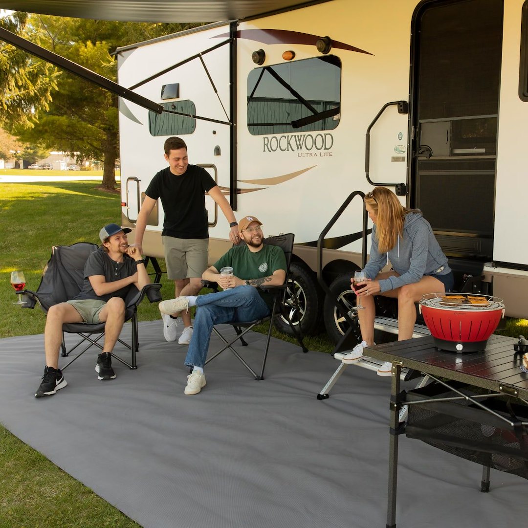 Lippert Comp No Supplier Warranty Camping Chair 2022114828 - Campfire Mega Padded Quad