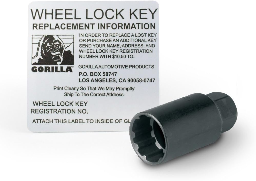 Gorilla Easy To Use Wheel Installation Kit 71643NBC - Black 20PK Locks 14MMX1.5