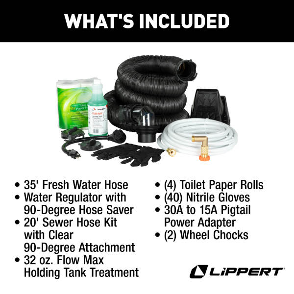 Lippert Comp Cost-Effective RV-Specific Bundle RV Start Up Kit 2024121158 - Starter