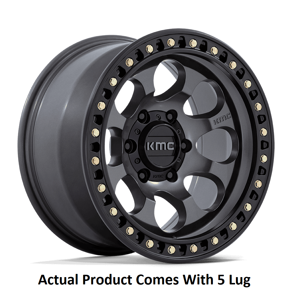 Wheel Pros With KMC Logo Center Cap KM550AB17855010 - KM550 17X8.5 5X5.0 Anth-SB-LP 10MM