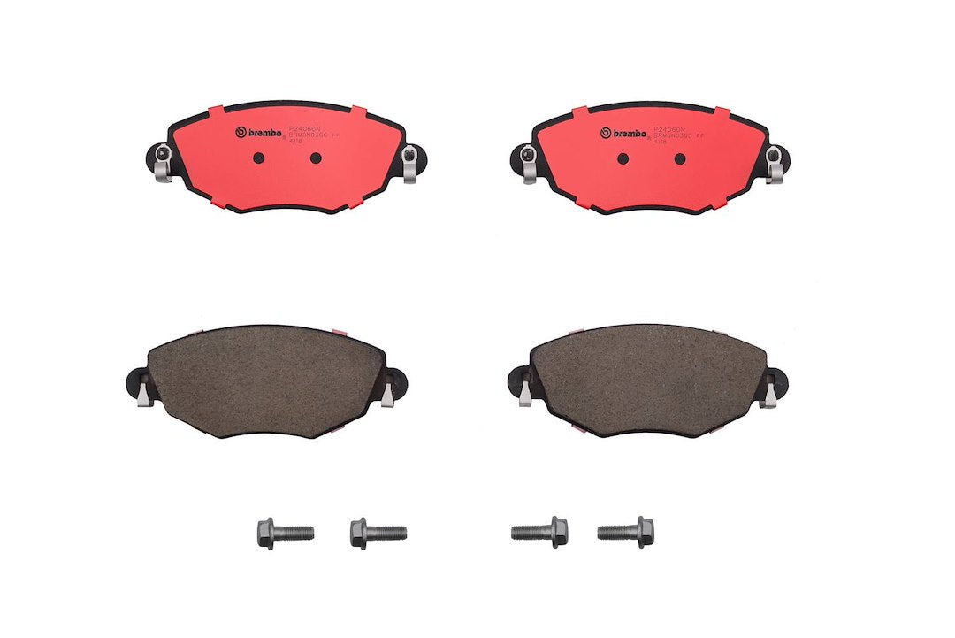 Brembo Premium Low-Met OE Equivalent Pad Brake Pad P24060N - Disc Set