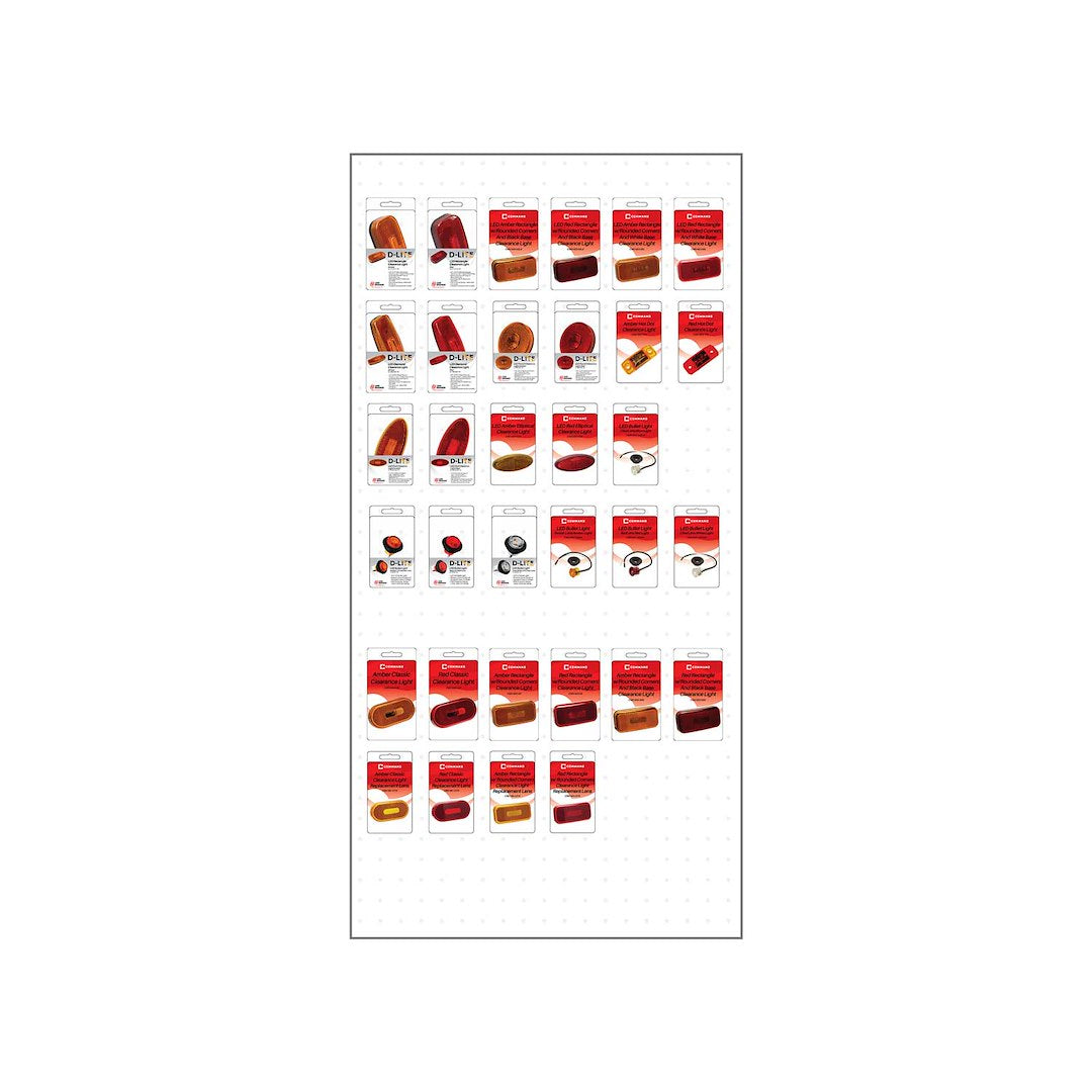 Creative PRO DIS-CPG-MAR26 Command clearance/ marker light display - Planog