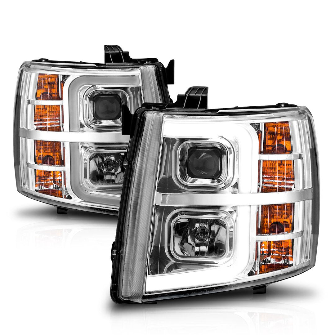Anzo Easy To Install Headlight Assembly 111546 - H.L.SEQ Silverado 1500 3500 07-13