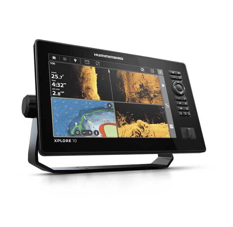 Humminbird Crisp And Vibrant Display Clarity Fish Finder 412010-1 - Xplore 10 Cmsi