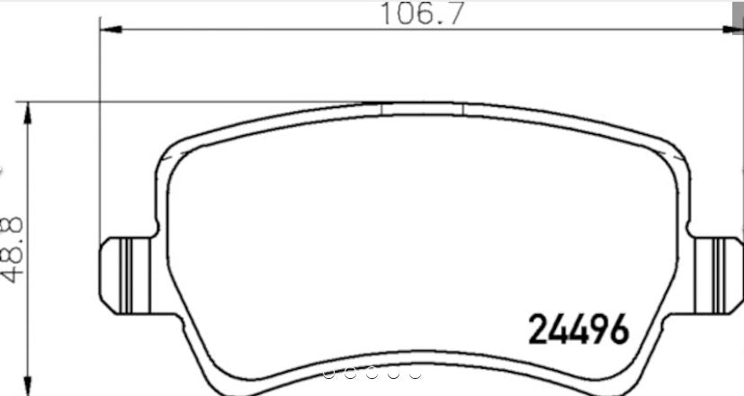 Hella Maximum Durability And Comfort Brake Pad 355025401 - Set Disc