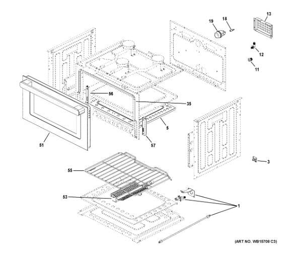 GE Appliance PLD617RTSS Stove