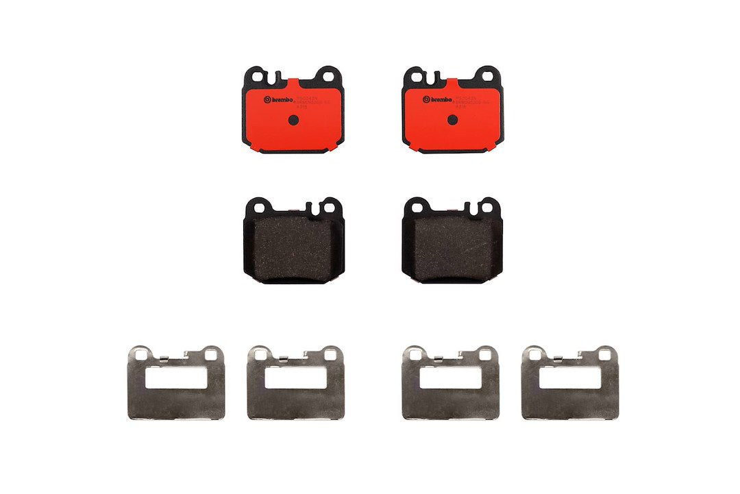 Brembo Premium Low-Met OE Equivalent Pad Brake Pad P50043N - Disc Set