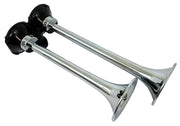 Kleinn Auto 401 Chrome plated spun copper trumpets - Chrome Copper Dual Roof Horn