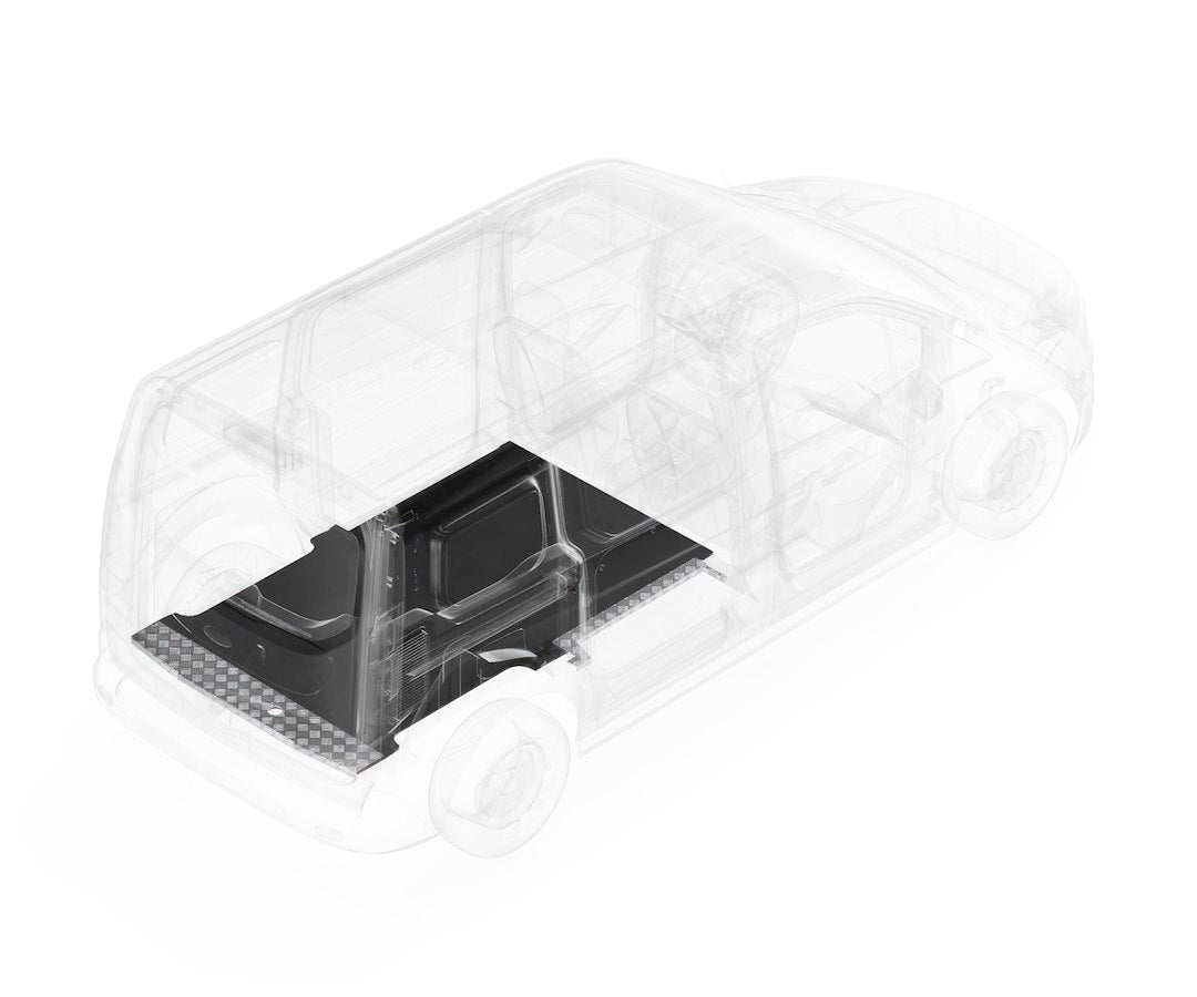 Legend Fleet Impact And Puncture Resistant Cargo Area Liner 721-135-6541.C - Stabiligrip Kit Sills