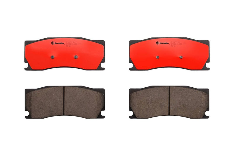 Brembo Premium Low-Met OE Equivalent Pad Brake Pad P36023N - Disc Set