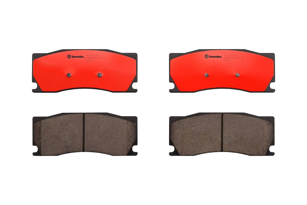 Brembo Premium Low-Met OE Equivalent Pad Brake Pad P36023N - Disc Set