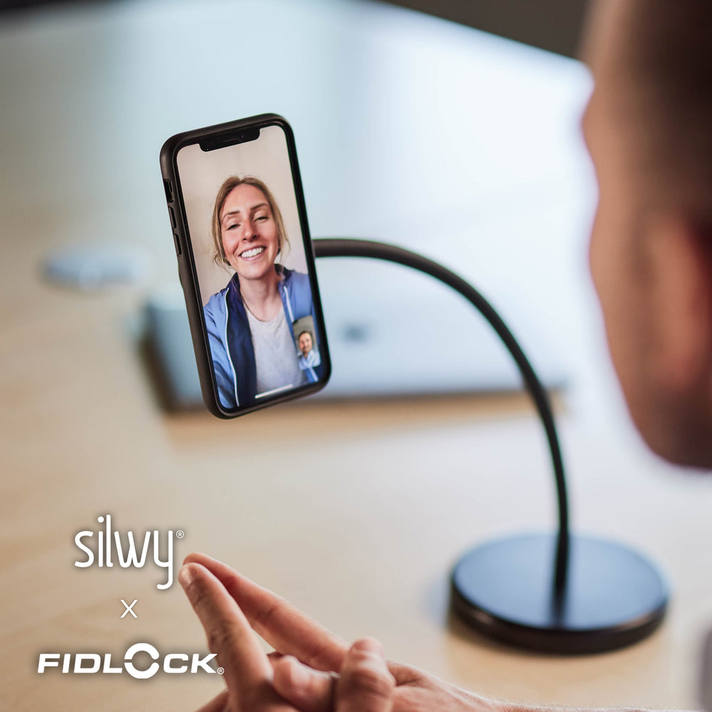 Silwy Magnet Stable Base Ensures Secure Standing Cell Phone Mount Syfi-SHT - Desk
