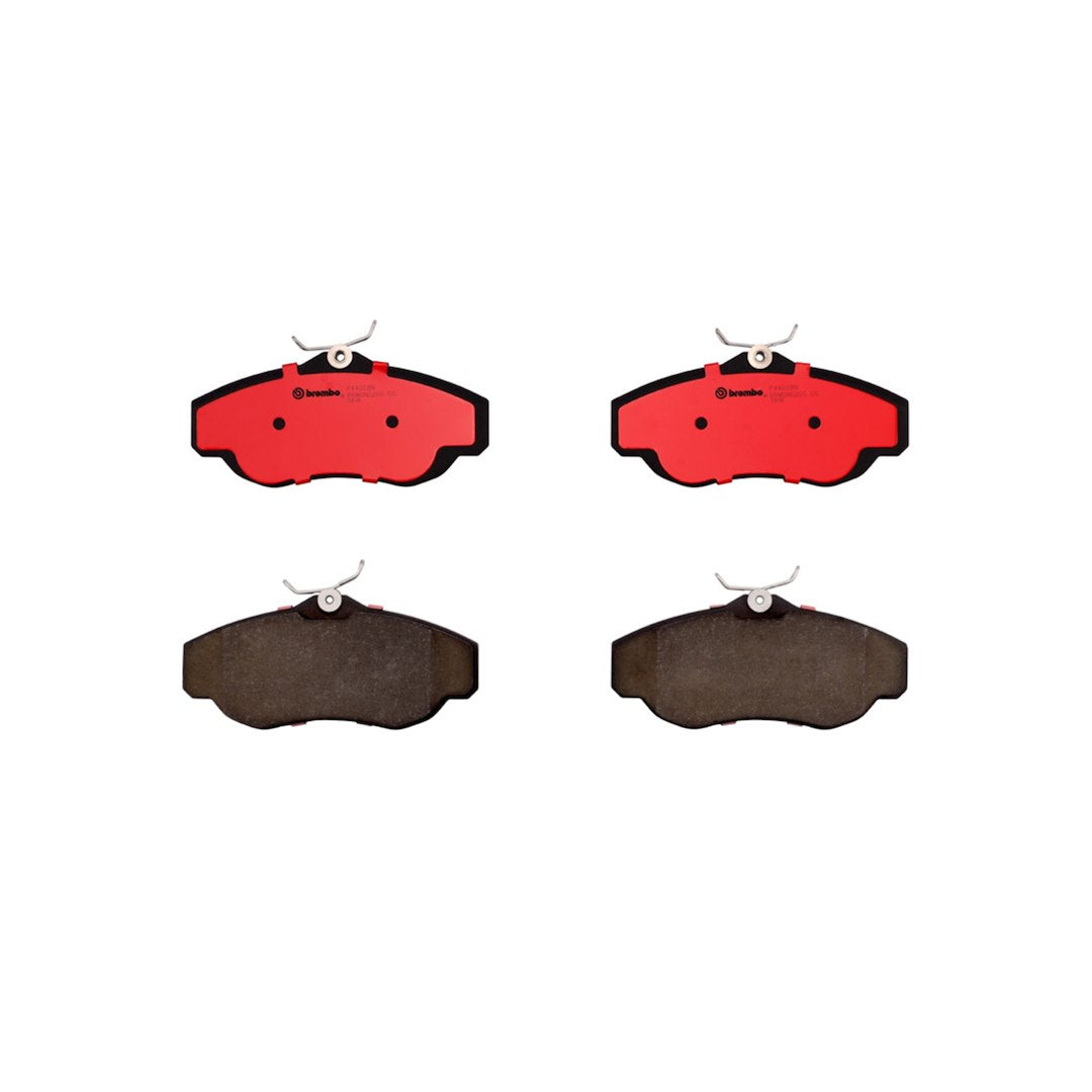 Brembo Premium Low-Met OE Equivalent Pad Brake Pad P44008N - Disc Set