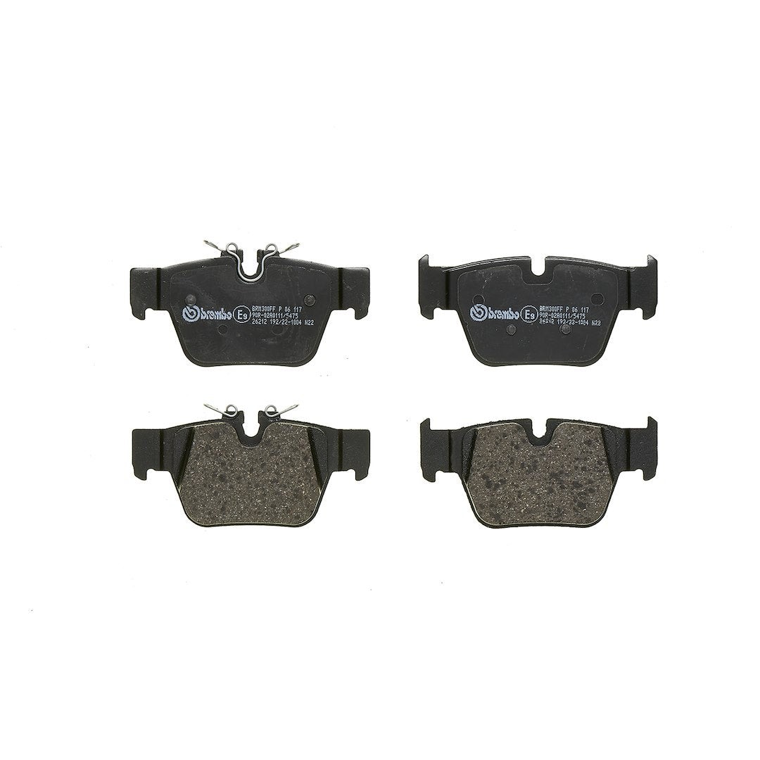 Brembo Premium Low-Met OE Equivalent Pad Brake Pad P06117