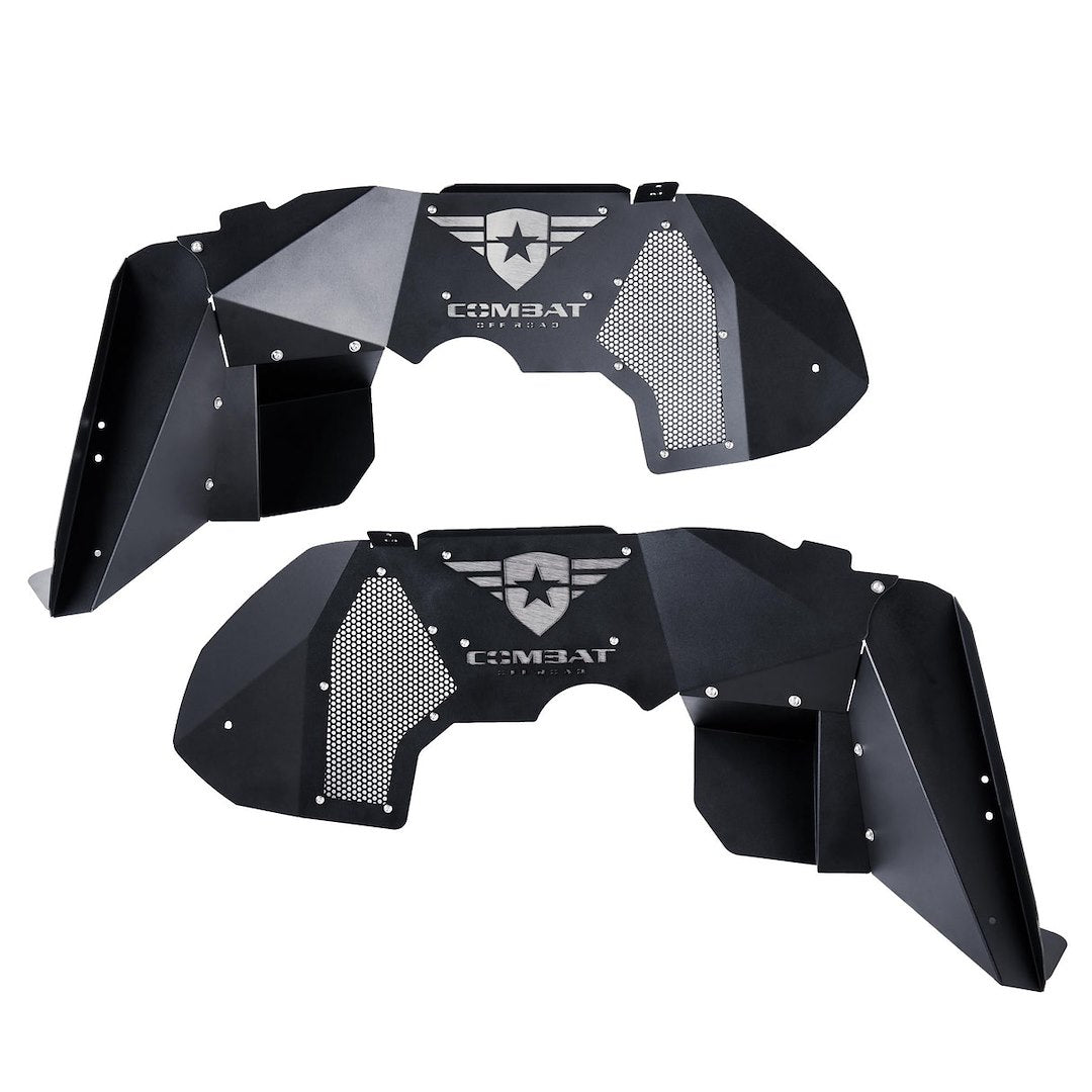 Combat Offrd Limited Lifetime Warranty Fender Well Liner 35-1066 - Jeep JT Battle Ready Aluminum Inner