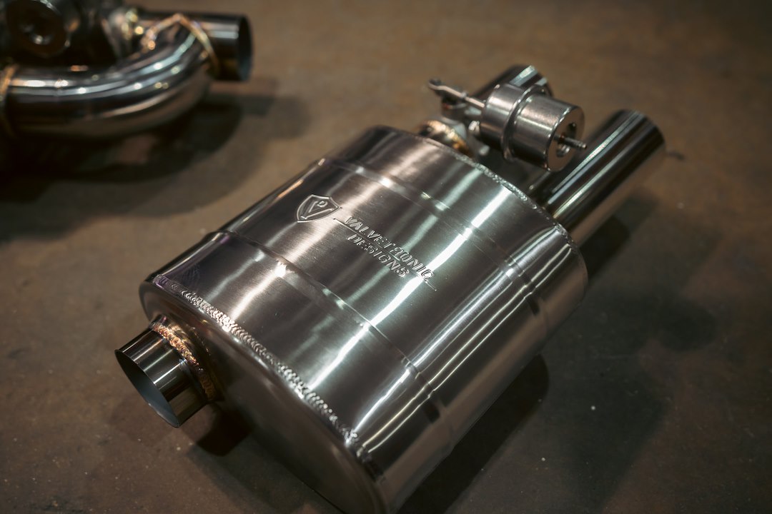 Valvetronic Universal Fit Exhaust Muffler UVM.63MM.Dualout.X1 - Valved Kit 63MM Dualout X1