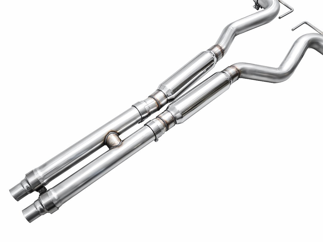 AWE No Check Engine Light Guaranteed Exhaust System Kit 3020-43650 - Track Edition S650