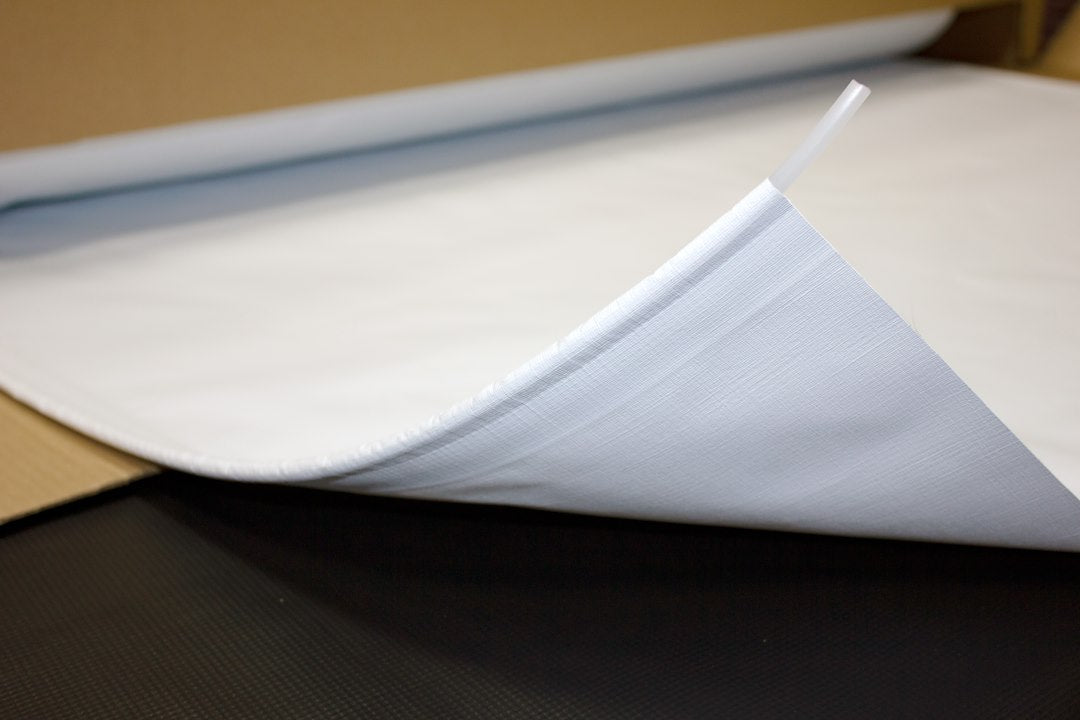 Velarium Quick And Easy Installation Awning Fabric VSTF60001 - White Universal CUT-TO-FIT Slide-OU