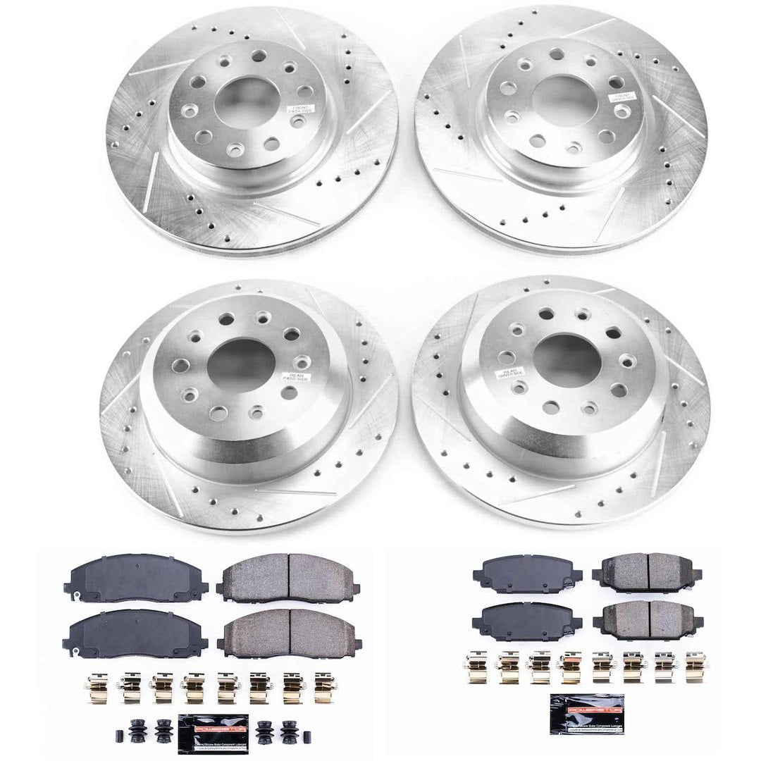 Powerstop Dust-Free Friction Formula Brake Kit K7939 - Z23 Evolution