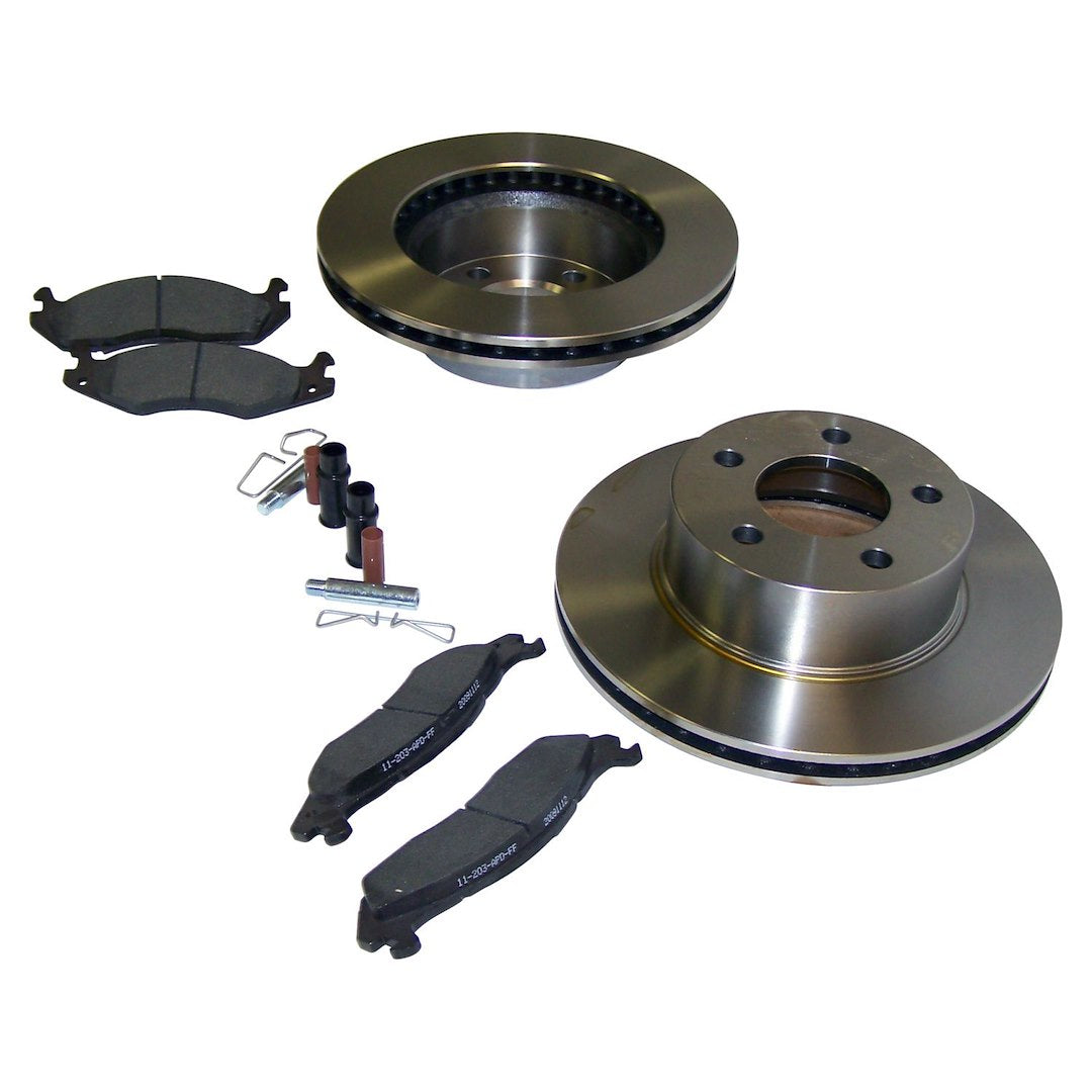 Crown Auto Semi-Metallic Brake Pad Brake Kit 3251156K - Disc Serv Frnt