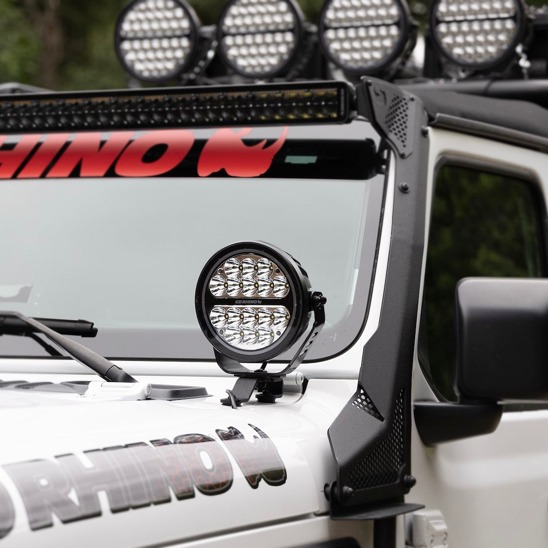 GO Rhino 750800711DRS Driving/ Fog Light - Black