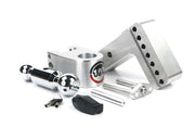 Weigh Safe Dual Pin Lock Plate Trailer Hitch Ball Mount CTB4-2.5 - 180 Degree Turnover Drop HI