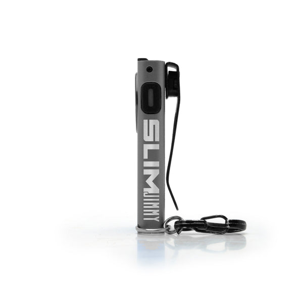 STKR Concept Removable Low-Profile Pocket Clip Flashlight 14265 - Gray Slim Jimmy Keychain Flashlight-Gray