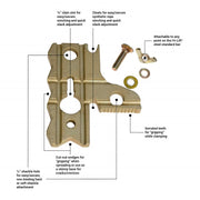 HI-Lift Jack Limited Lifetime Warranty Jack Spreader Attachment Wcsa-101 - Winch-Clamp-Spreader