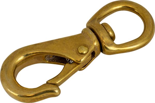 SEA DOG Made In USA Boat Eye Snap 139132-1 - Brass Swivel Size