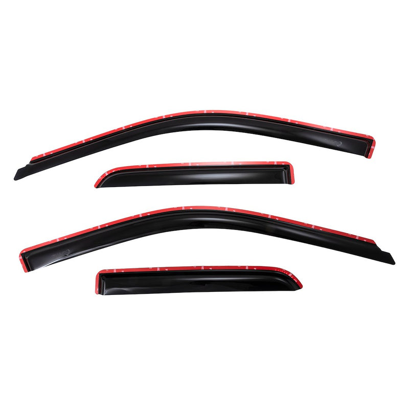 Trailfx Limited Lifetime Warranty Rainguard 4101IC - Smoke Tfx Inchannel Wndw Vents 4PC