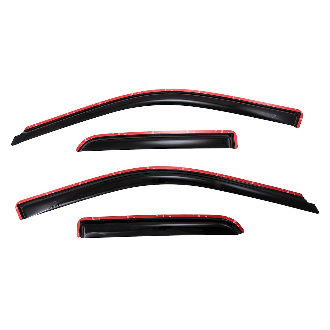 Trailfx Limited Lifetime Warranty Rainguard 4101IC - Smoke Tfx Inchannel Wndw Vents 4PC