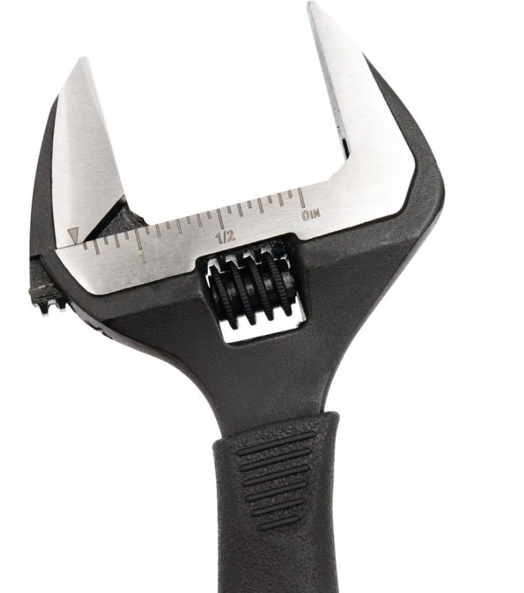 Perform Tool Limited Lifetime Warranty Adjustable Wrench W30621 - Wide Mouth