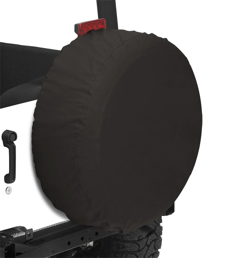 Bestop 61028-01 Available in seven custom sizes - Black Small Tire Cover