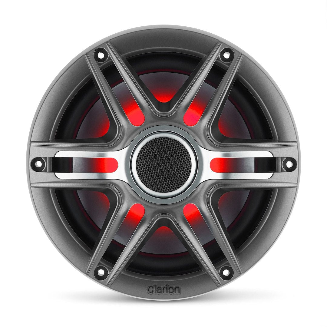 Clarion Salt Sun Certified Speaker 010-03049-00 - 7.7-Inch Coaxial Marine Speakers