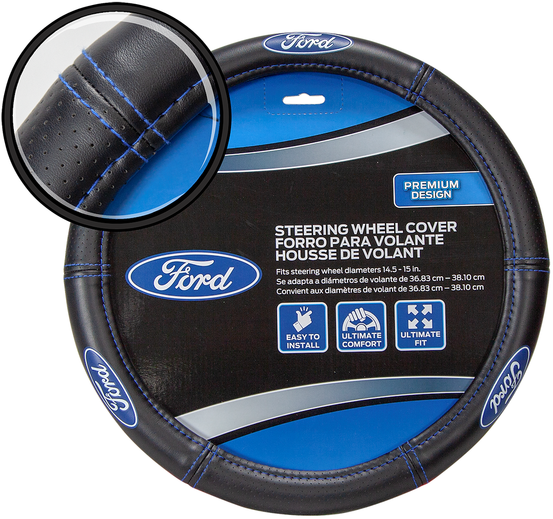 Plasticolor Easy To Install Steering Wheel Cover 006692R01 - Ford Deluxe Swc