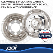 Coast2Coast Limited Lifetime Warranty Wheel Simulator Iwcn16I90 - Sim 90-25 Npr SS 16 HH