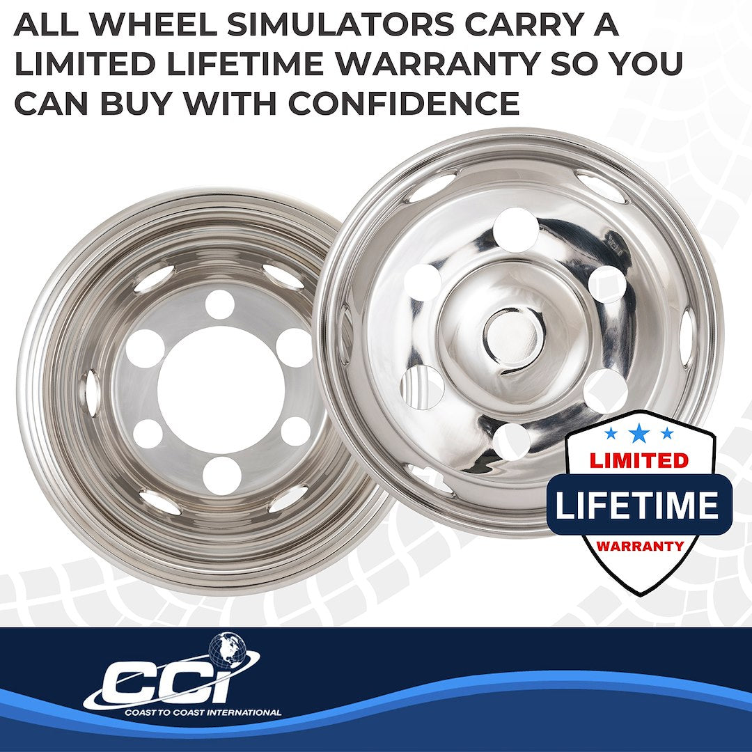 Coast2Coast Limited Lifetime Warranty Wheel Simulator Iwcn16I90 - Sim 90-25 Npr SS 16 HH