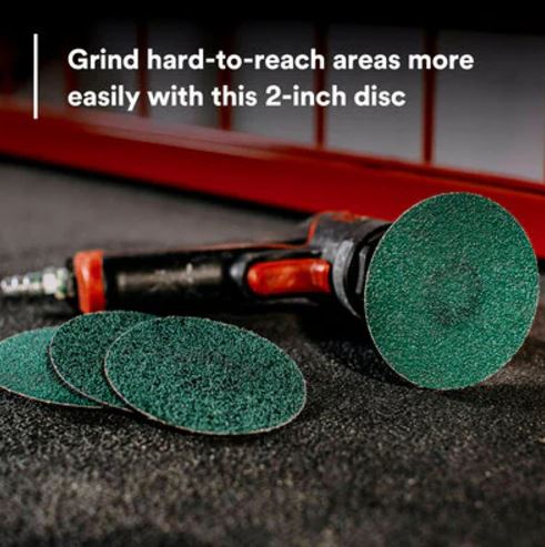 3M No Supplier Warranty Grinding Disc 36526 - Green Corps Roloc 36526