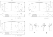 Brembo Premium Low-Met OE Equivalent Pad Brake Pad P30138