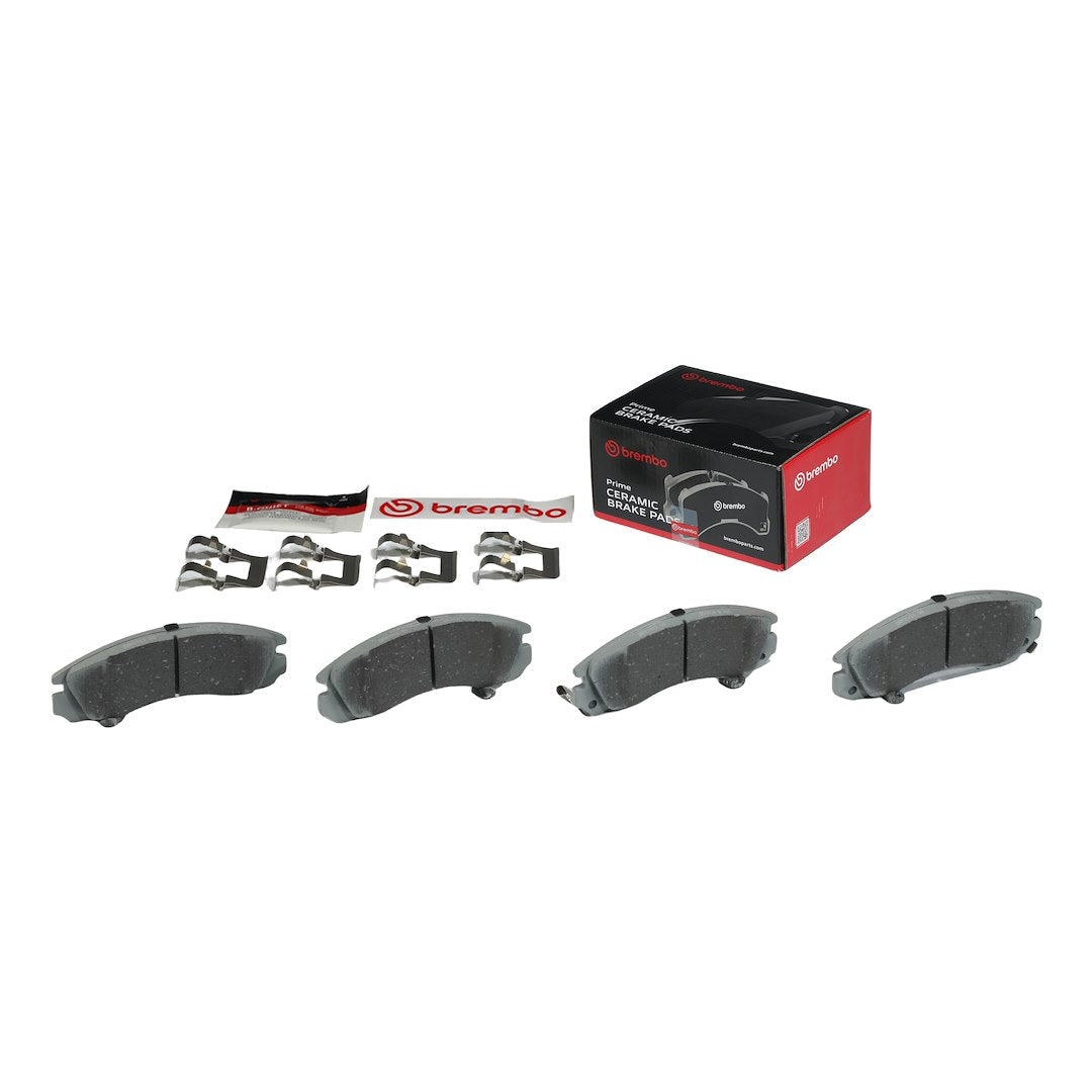 Brembo Premium Low-Met OE Equivalent Pad Brake Pad P54017N - Disc Set