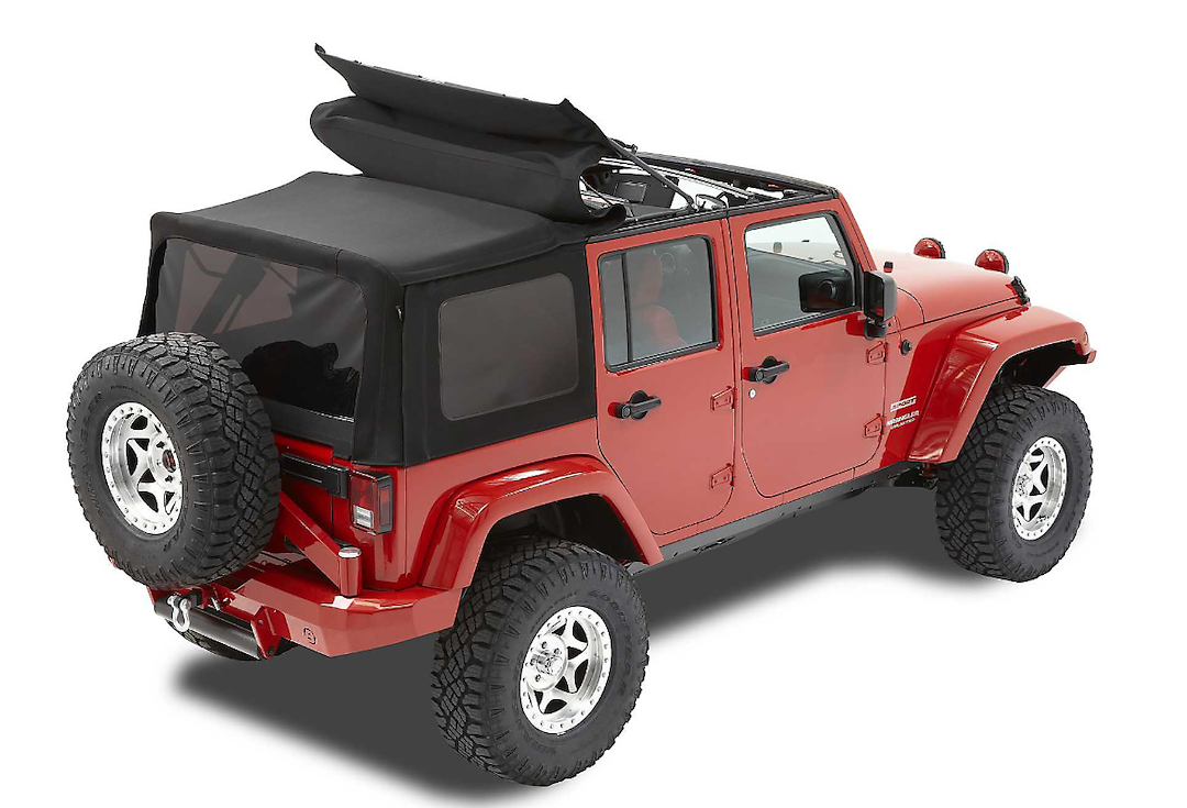 Bestop Limited Lifetime Warranty Soft Top 54823-17 - Supertop NX Acrylic