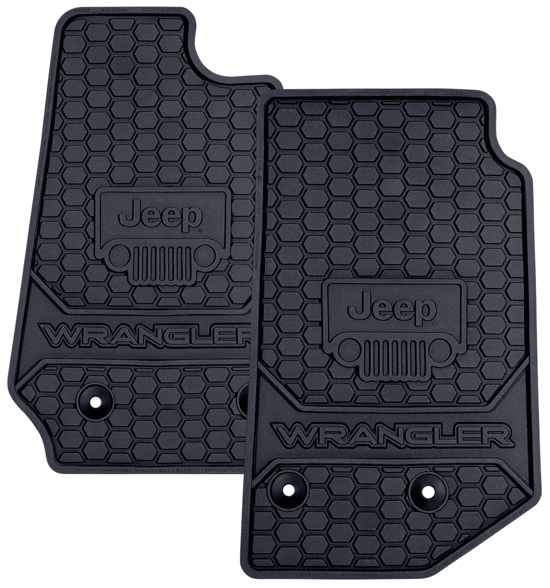 Plasticolor Weather On An Easy-To-Clean Surface Floor Mat 001803R01 - Jeep App Specific Mats