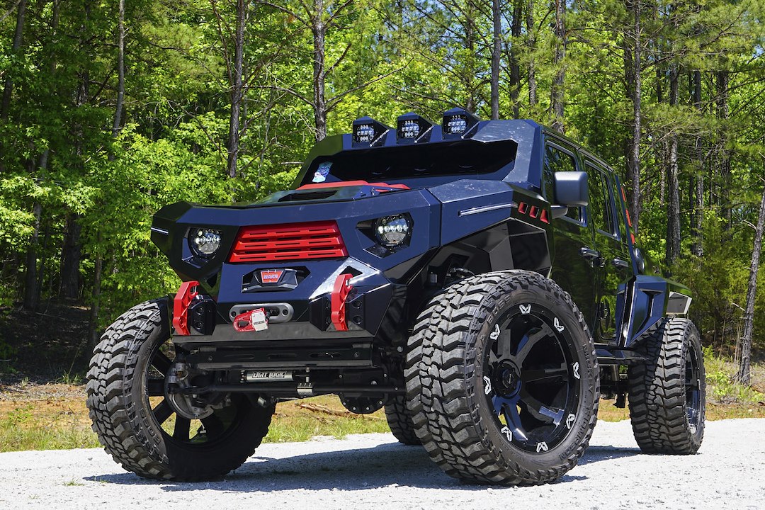 FAB Fours Durable And Long Lasting Restyling Package JTBK01-1 - Jeep Gladiator Front Body Kit